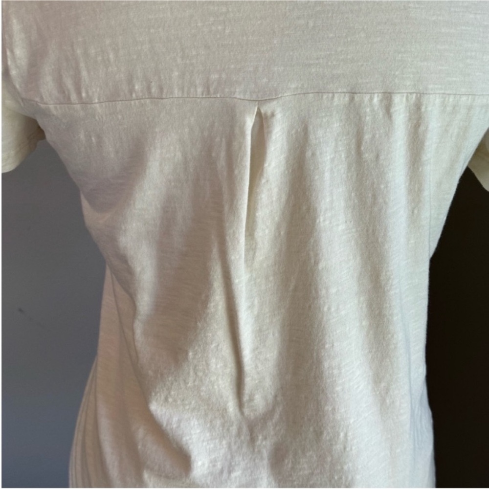 Style & Co Cream and Multi-Colored Striped Tee - Picture 6 of 8